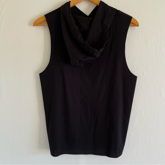 Wolford Black Pure Hooded Top Sleeveless Size XS - Picture 4 of 14